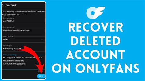 How to Recover Deleted Account on OnlyFans 2024